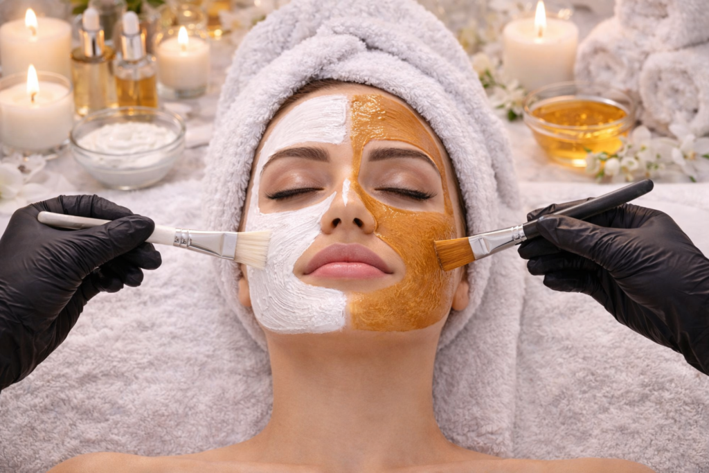 Spa Facial Treatment In Progress 1024x683